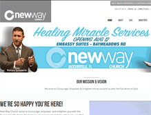Tablet Screenshot of newwaychurchfl.com
